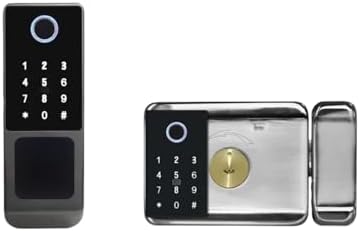 FJZKTEG Outdoor Tuya WiFi Waterproof Smart Door Lock