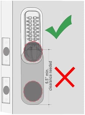 JOUNJIP Deadbolt Keyless Entry Door Lock Secure with No Code