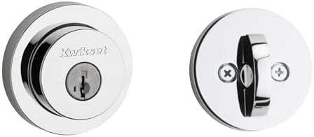 Kwikset 158 Milan Deadbolt Lock Polished Chrome