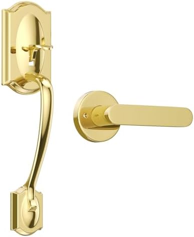 Front Door Handle Set Reversible Lever for Home Businesses