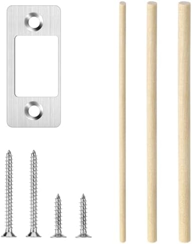 Large Hole Strike Plate for Exterior Doors