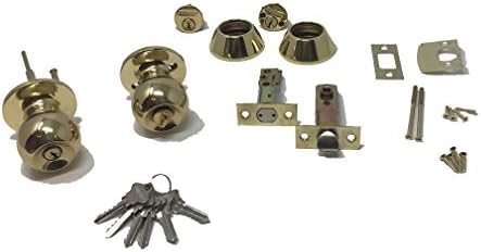 Secure Entry Door with 3-Piece Combo Lock Set