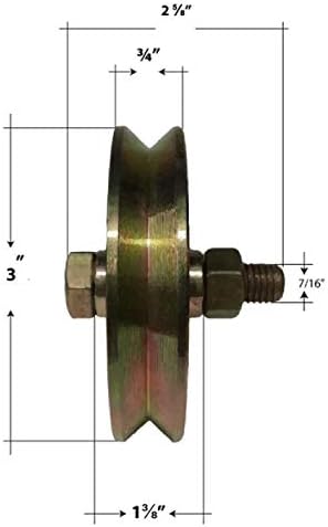 Perfect 3 V Groove Bearing Wheel for Gates