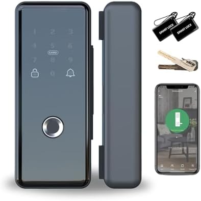 Secure Modern Door Lock for Glass Doors