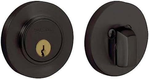 Baldwin 8244 Deadbolt Contemporary 2-18 Door Lock Oil Rubbed Bronze