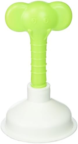 Basicwise Compact Sink PlungerWithHandle Elephant Face Design - Multi-Use Essential