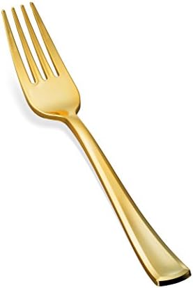 Elegant Plastic Flatware Set for Parties Events