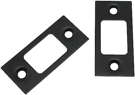 Maxmoral 2-Piece Corner Deadbolt Strike Plate Set
