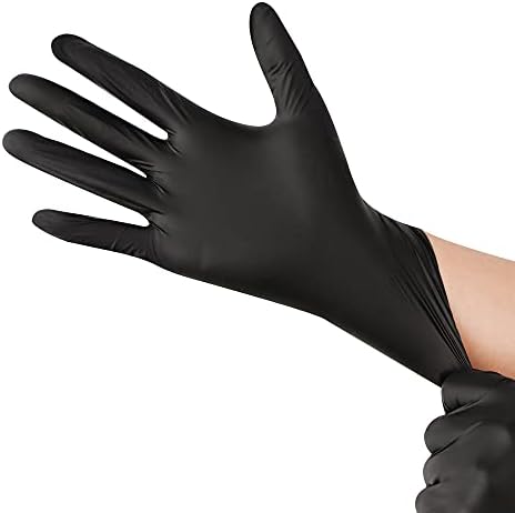 Premium Black Nitrile Latex Gloves X-Large