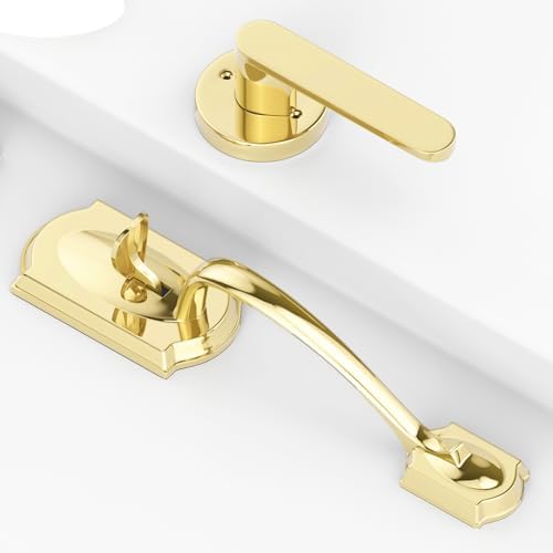Front Door Handle Set Reversible Lever for Home Businesses