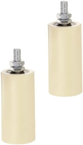 Uxcell 2 Sets Slide Gate Guide Roller 4 Inch Adjustable Nylon Rollers