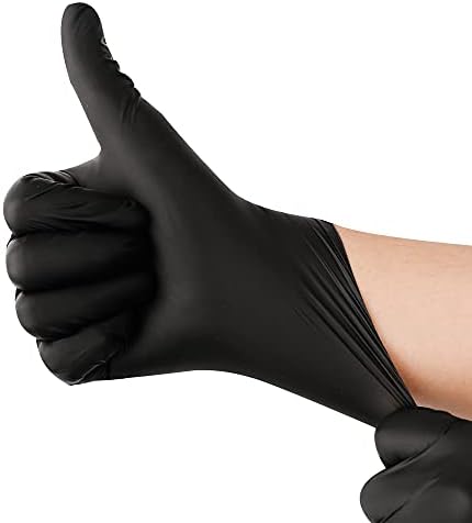 Premium Black Nitrile Latex Gloves X-Large