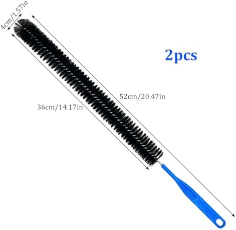 2-Piece Ergonomic Bendable Drain Cleaning Brush for Kitchens homes