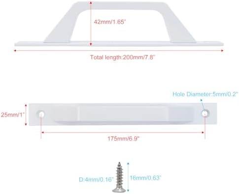 Semetall Heavy Duty Barn Door Handle with Screws