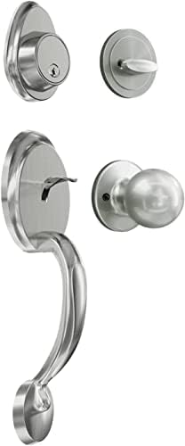 Natsukage Front Door Handle Set with Deadbolt Lever