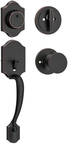 Secure Front Door Handle Set for Home Use