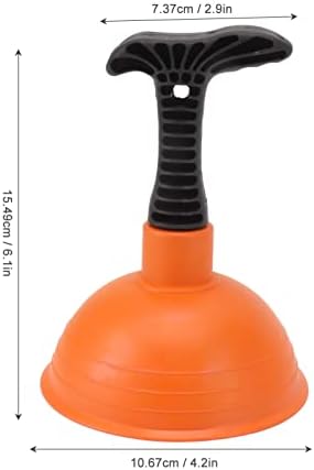 Mini Plunger with Slip Proof Handle for Toilet Bathtub Sink
