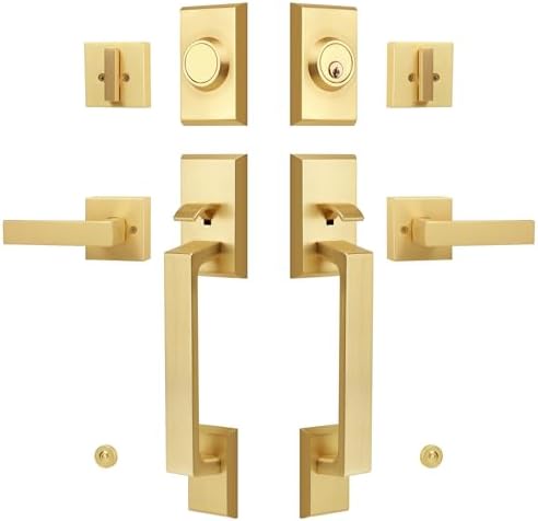 Premium Double Front Door Lock Set