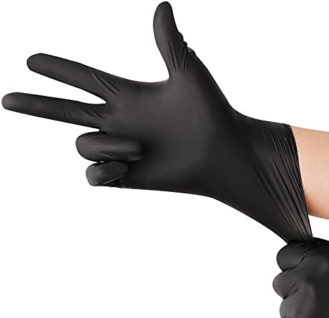 Premium Black Nitrile Latex Gloves X-Large