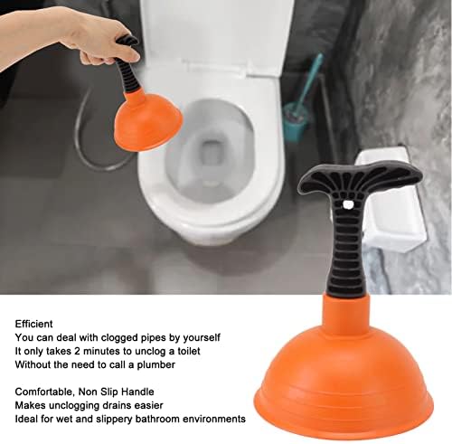 Mini Plunger with Slip Proof Handle for Toilet Bathtub Sink