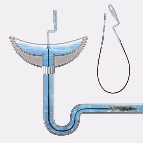 Reliable Drain Clog Solver with 1-Meter Length