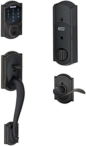 Z-Wave Connected Security Cam Door for Home Security Alexa Control