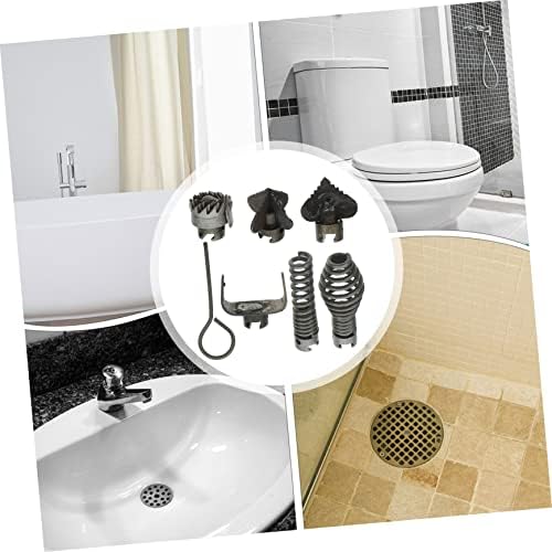 HomoyoyoDrill Set Cutter Head for Drain Cleaning Pipeline Dredging Set of 1