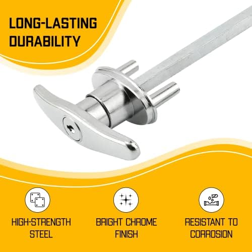 BIOPRONEXT garage door lock replacement kit with two keys and screws