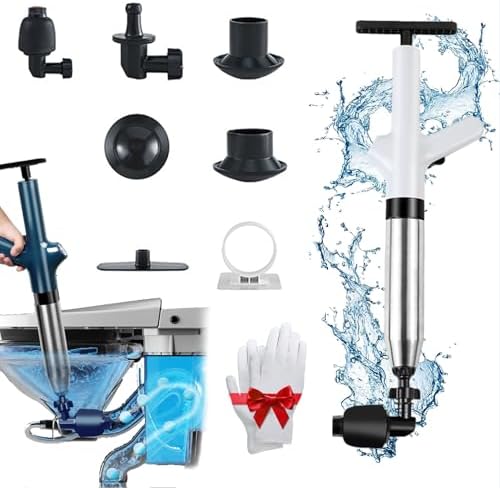 Powerful Pneumatic Floor Drain Unclogging Tool
