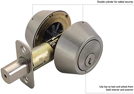 Safe Durable Double Cylinder Oil-Rubbed Bronze Deadbolt