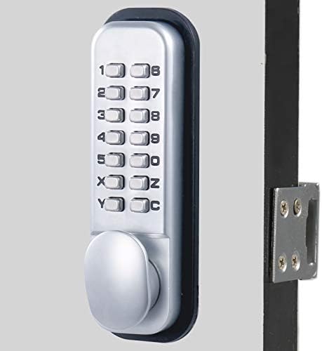Secure Door Deadbolt with Keyless Entry for Small Doors