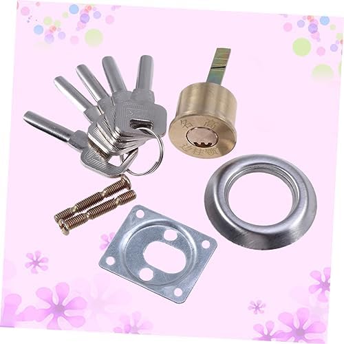 UKCOCO 2-Piece Rim Lock Cylinder Replacement Set