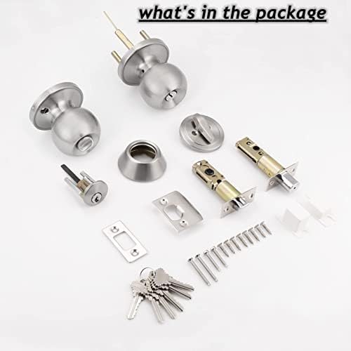 Probrico 3-Piece Door knob and Deadbolt Set