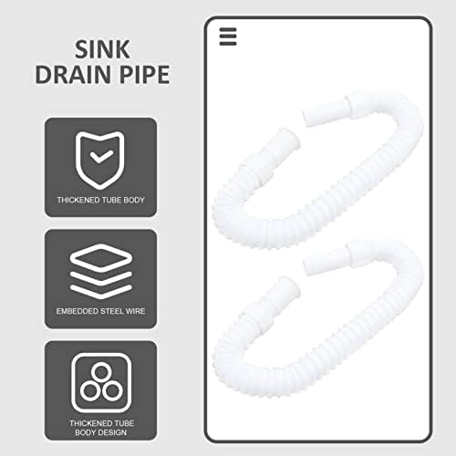 2-Piece Drain Extenders for Washers Durable and Flexible Utility