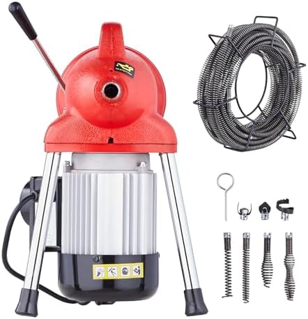 VEVOR 250W Electric Drain Cleaner with 250W Motor
