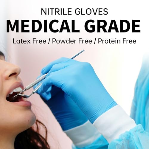 Stay Safe Comfortable Nitrile Exam Gloves