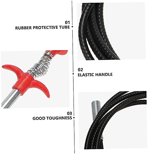 Two-Piece Dredging Auger Hose for Plumbing and Drain Cleaning