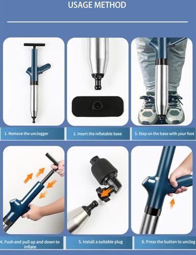Efficient Toilet Plunger Set for Better Drainage