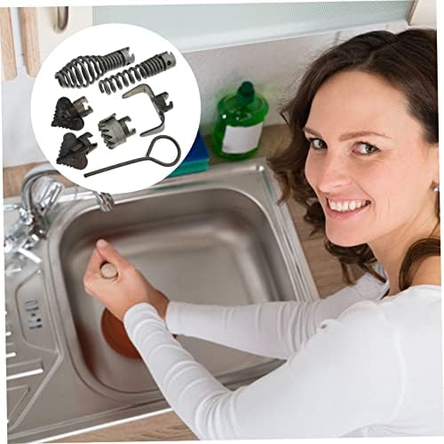7-Piece DredgeSpring Connector Drain Cleaner Set for Clog Removal