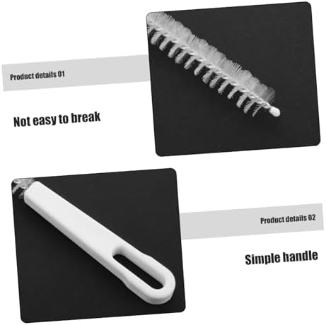 Straw Cleaner Brush Set 2pc for Sink Pipes - Durable Easy to Clean