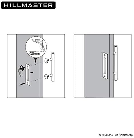 Heavy-Duty Rustic Barn Door Pull Handle Set