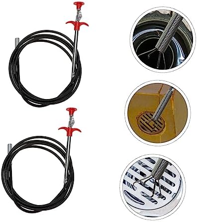Two-Piece Dredging Auger Hose for Plumbing and Drain Cleaning