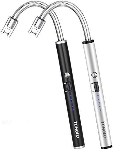 2-Pack Electric Candle Lighter USB Rechargeable with Flexible Neck Low-Cost Design