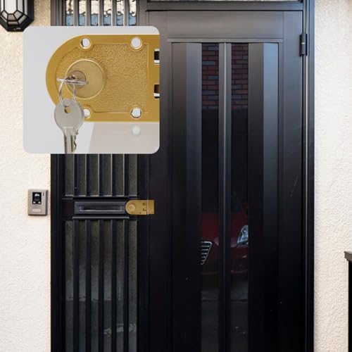 MY MIRONEY Jimmy Proof Deadbolt Lock Heavy Duty Security Lock for Home