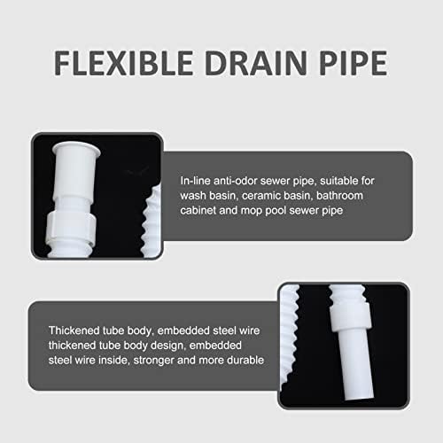 2-Piece Drain Extenders for Washers Durable and Flexible Utility