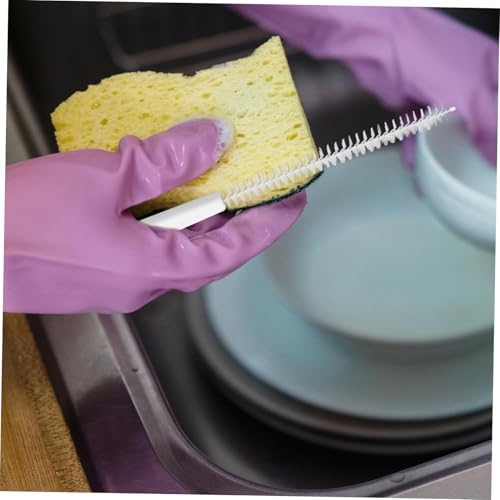 Straw Cleaner Brush Set 2pc for Sink Pipes - Durable Easy to Clean