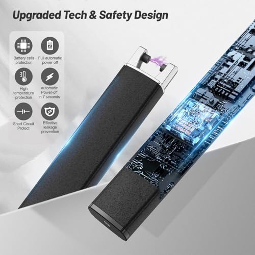Eco-Friendly Windproof Candle Lighter with Anti-False Touch