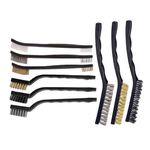 Ergonomic Handle Stainless Steel Wire Brush Set for Drain Pipe Cleaning