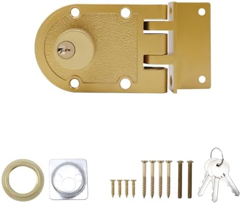MY MIRONEY Jimmy Proof Deadbolt Lock Heavy Duty Security Lock for Home