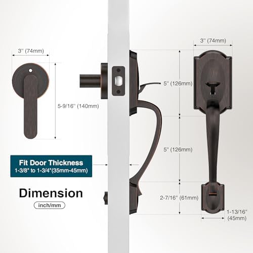 Front Door Handle Set for Reliability and Style